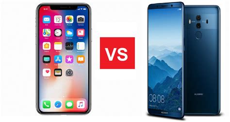 Apple iPhone X vs Huawei Mate 10 Karşılaştırma